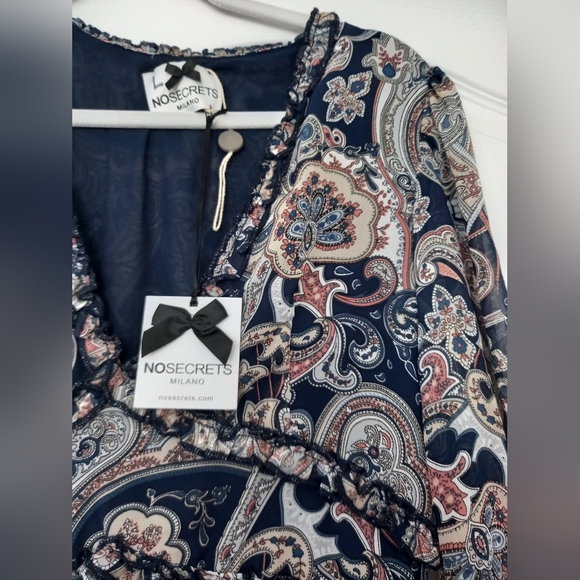 NWT No Secrets MILANO dress size L,  IT-44 - Picture 3 of 7